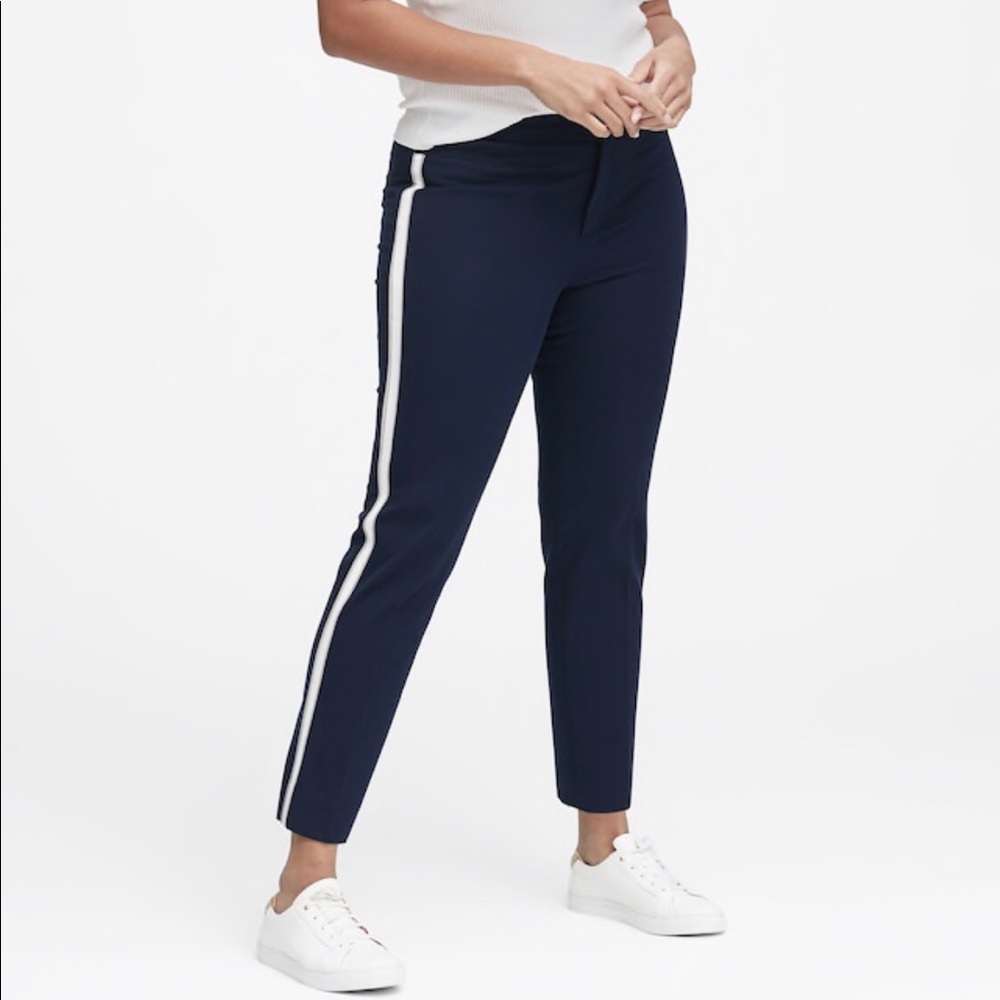 Sloan Skinny-Fit Side-Stripe Pant